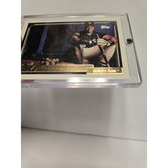 1992 Topps - Gold #555 Frank Thomas - Picture 4 of 7